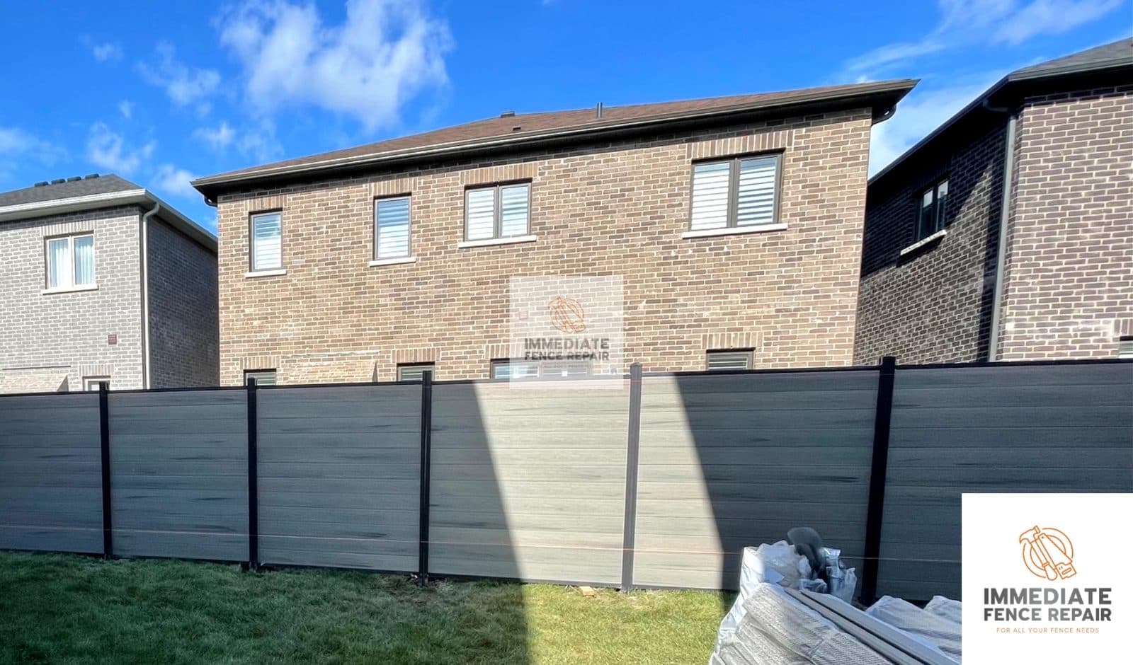 Composite fence installed by FILD Group