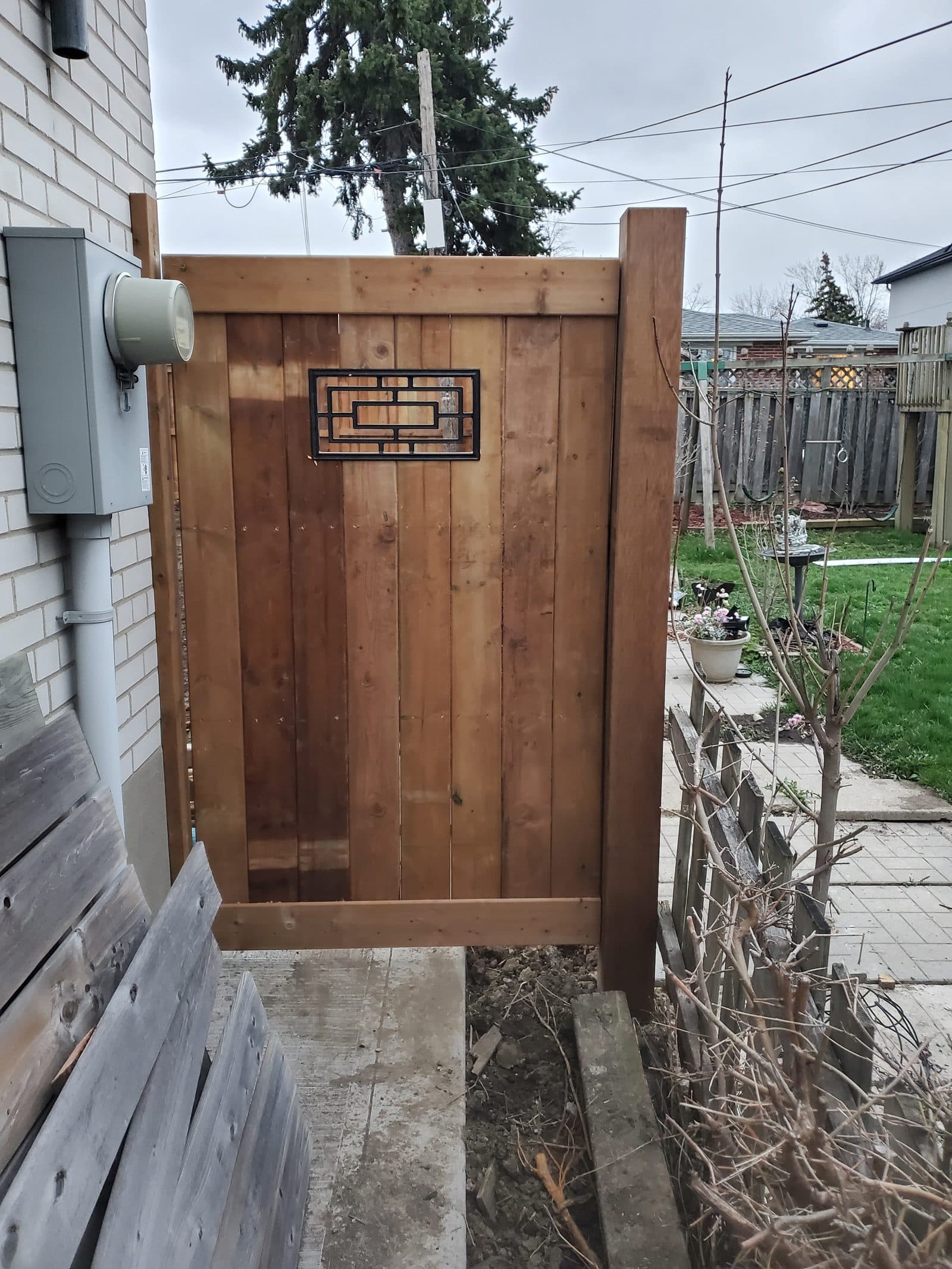 Custom fence gate built by FILD Group
